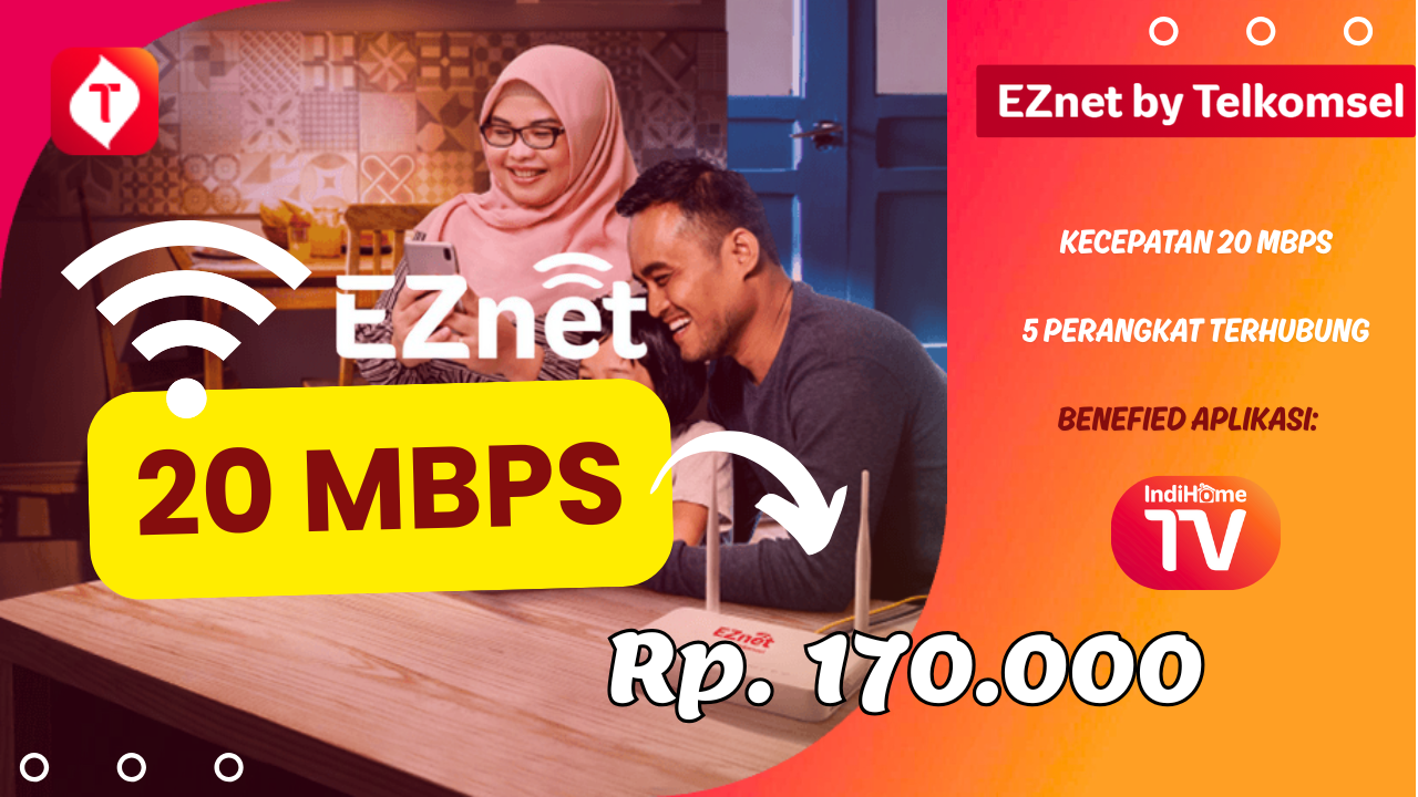 Internet EZNET 20 MBPS